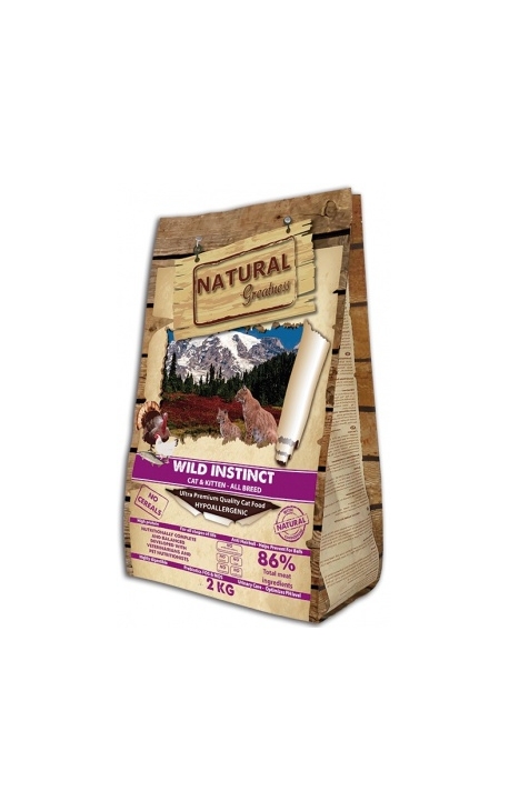 Natural Greatness Wild Instict Recipe Ultra Premium Cat & Kitten – All Breed 600gr