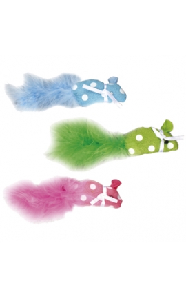 Flamingo Polka Mouse