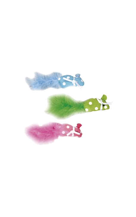 Flamingo Polka Mouse