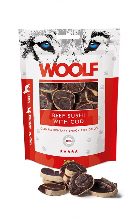 Woolf Beef Sushi with Cod