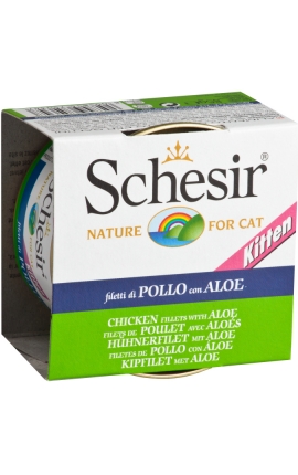 Schesir Soft Jelly Κοτόπουλο με Αλόη για Γατάκια