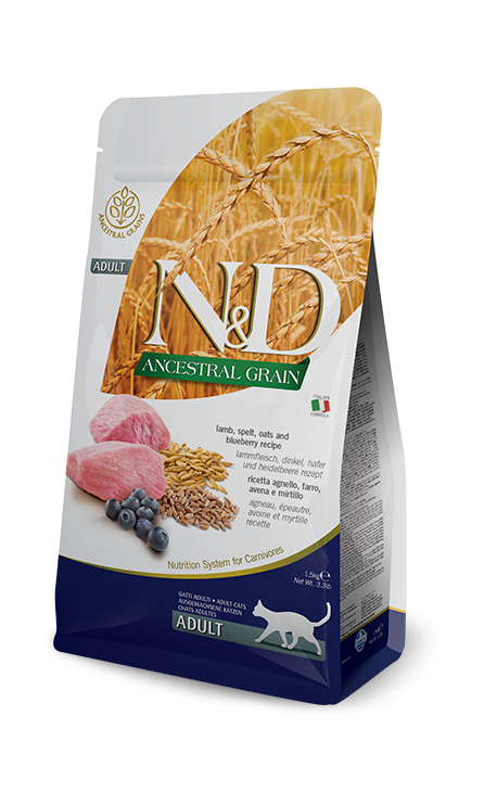 N&D Ancestral Grain Lamb & Blueberry 1,5 kg