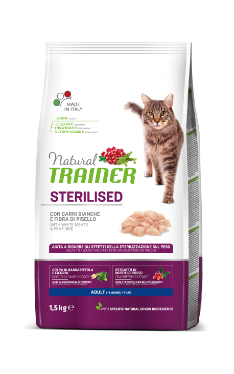 Natural Trainer ADULT STERILIZED White meats (Λευκά κρέατα)