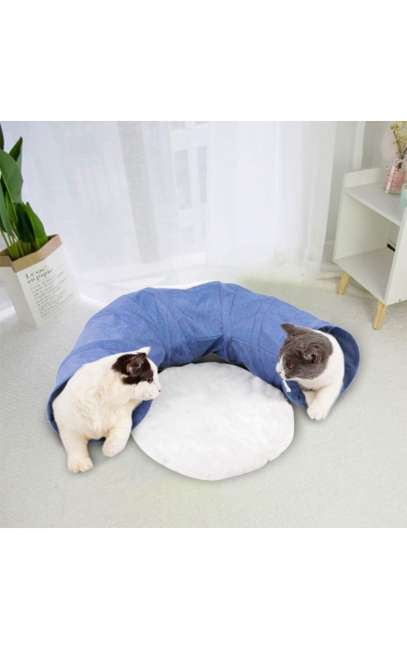 Pawise 2 in 1 Cat Tunnel Bed
