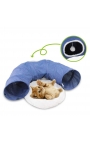 Pawise 2 in 1 Cat Tunnel Bed