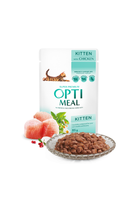 Optimeal Wet food for Kittens - Chicken
