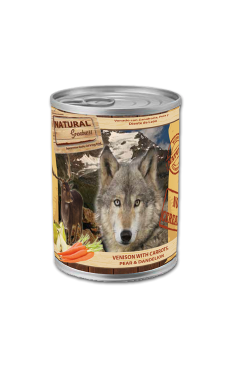 Natural Greatness: «Κρέας ελαφιού με Καρότο, Αχλάδι και Πικραλίδα»